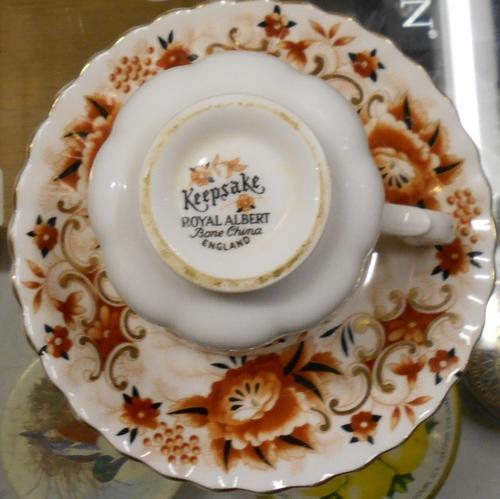 Vintage Royal Albert Keepsake Cup, Saucer and Plate Trio