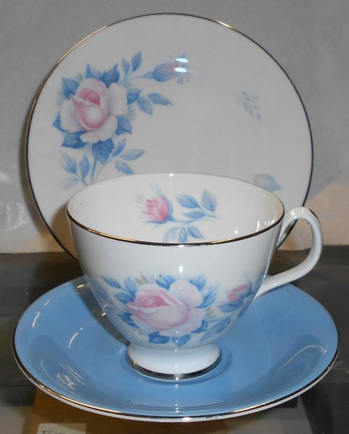 Vintage Royal Albert Sorrento Cup, Saucer and Side Plate Trio