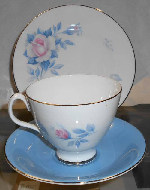 Vintage Royal Albert Sorrento Cup, Saucer and Side Plate Trio