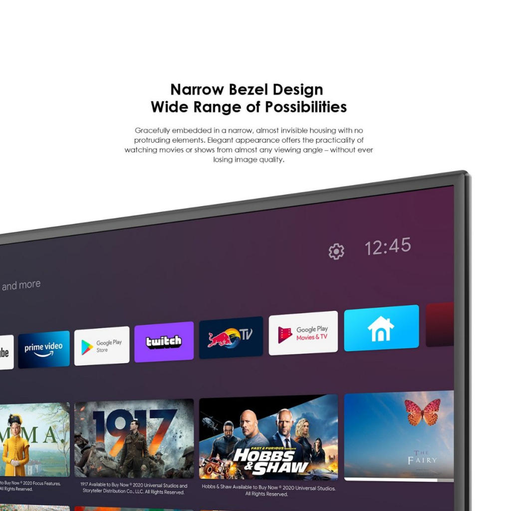 Televisions Itel 32` Frameless Smart Android Tv 1366 X 768 Hd Was