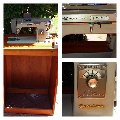Other Antiques & Collectables A Lovely DELUXE Goldline Empisal sewing Machine Very Vintage