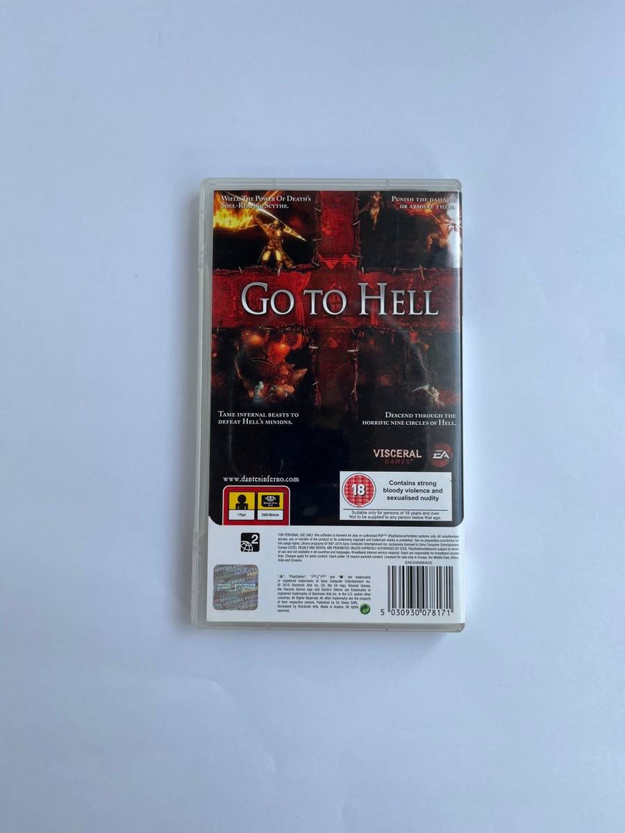 Games - Dante`s Inferno (PSP) for sale in Cape Town (ID:613935032)