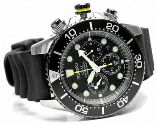 seiko solar chronograph divers 200m