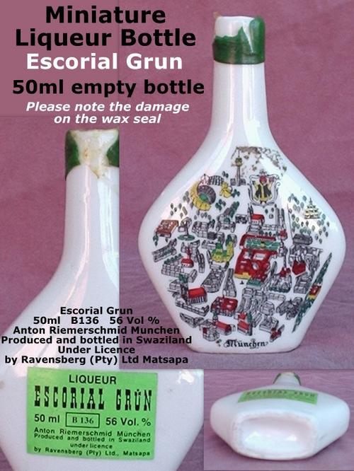 miniature escorial grun swaziland 50ml bottle 