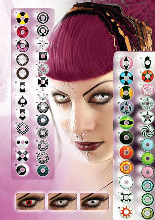 Contact & Fashion Lenses Funky Contact Lenses Lasts for 12 Months