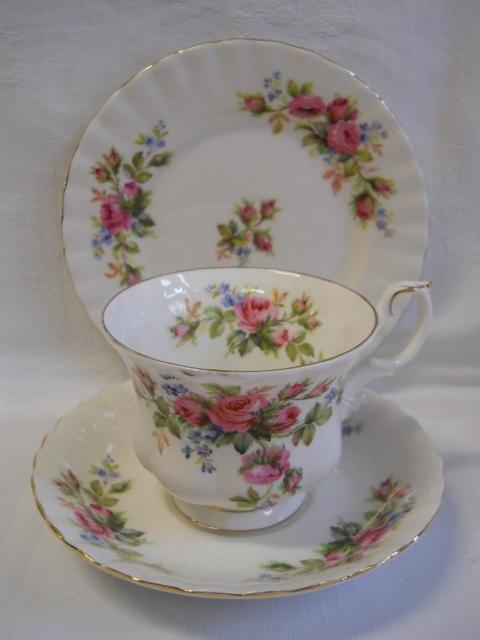 English Porcelain - Royal Albert - Moss Rose - Trio was listed for R345 ...