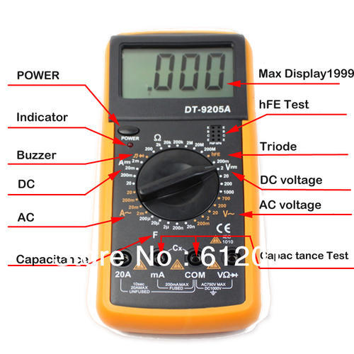 Test Equipment - Advanced DT92 Digital Multimeter - Battery Included in ...