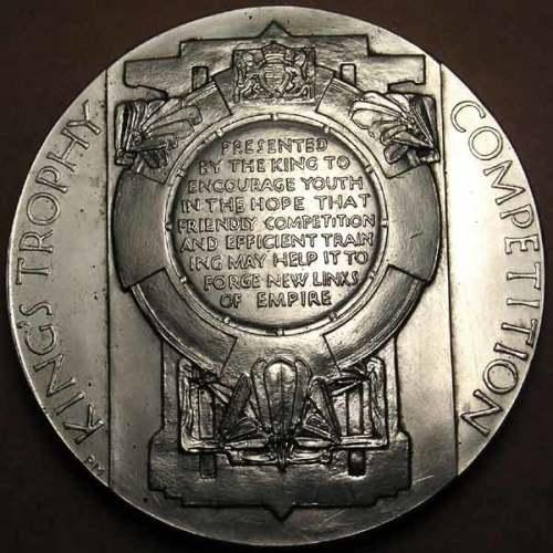 Other - NRA King's Trophy Competition Large Silver Award Medal - 50 mm ...