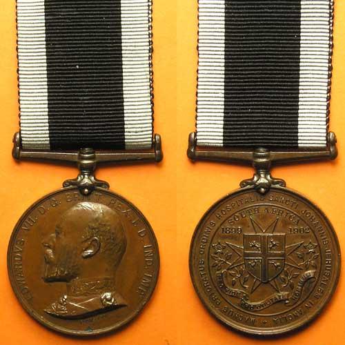 Boer War - Boer War: St John Ambulance Brigade Medal for South Africa ...