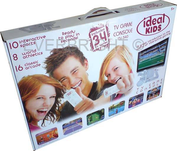 Other Gadgets IDEAL KIDS TV CONSOLE GAME WITH 34 GAMES (BRAND NEW) was sold for R101.00 on 6