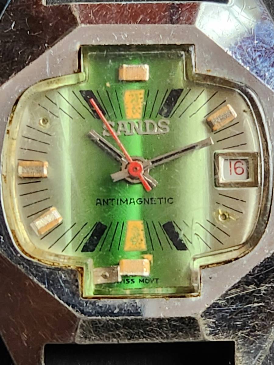 Rare & Collectable Watches SANDS Swiss Movement Men`s Mechanical Wrist Watch (not