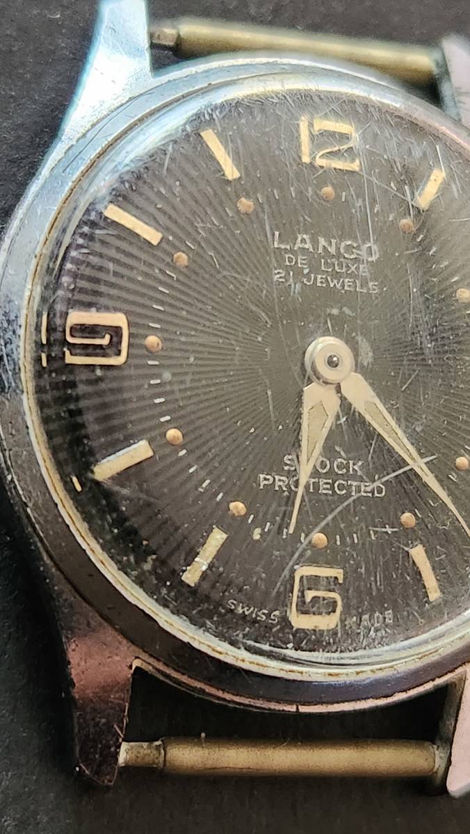 Rare & Collectable Watches Vintage Lanco Deluxe 21 Jewels Shock