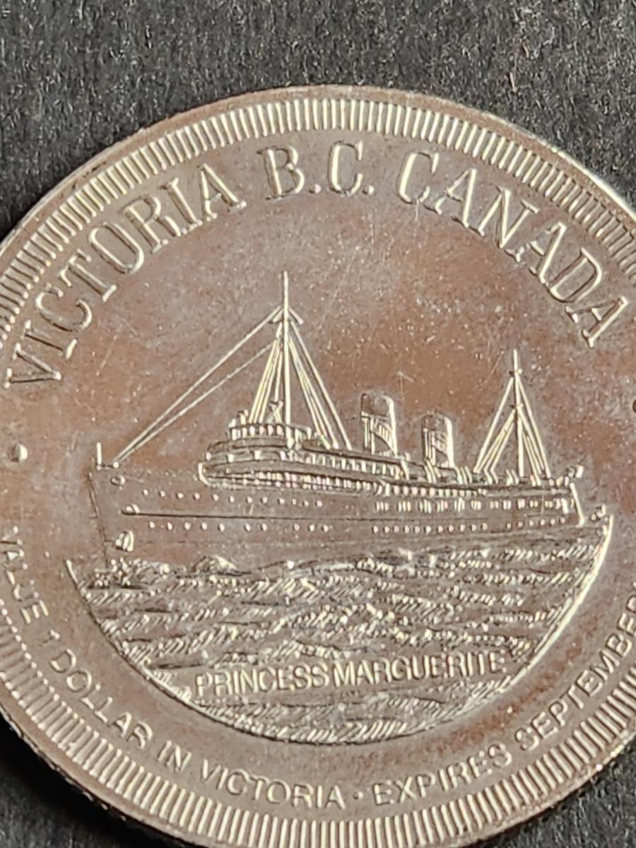 Tokens - Victoria BC Canada (City of Gardens) Value 1 Dollar in ...