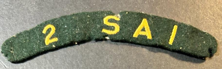 South African Army - SADF - 2 SA Infantry Battalion Shoulder Title for ...