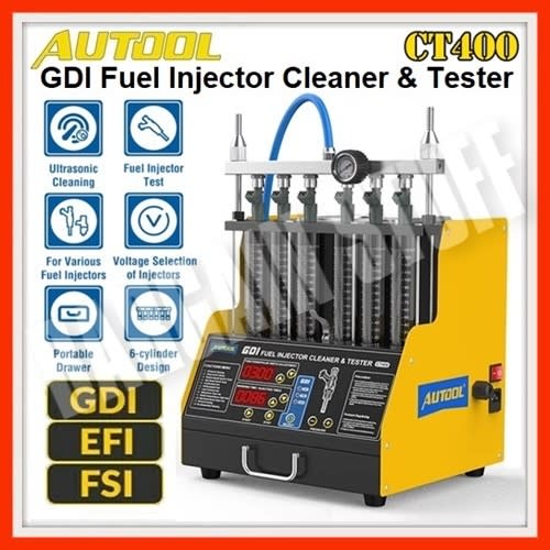 AUTOOL CT400 Fuel Injector Cleaner & Tester - AUTOOL