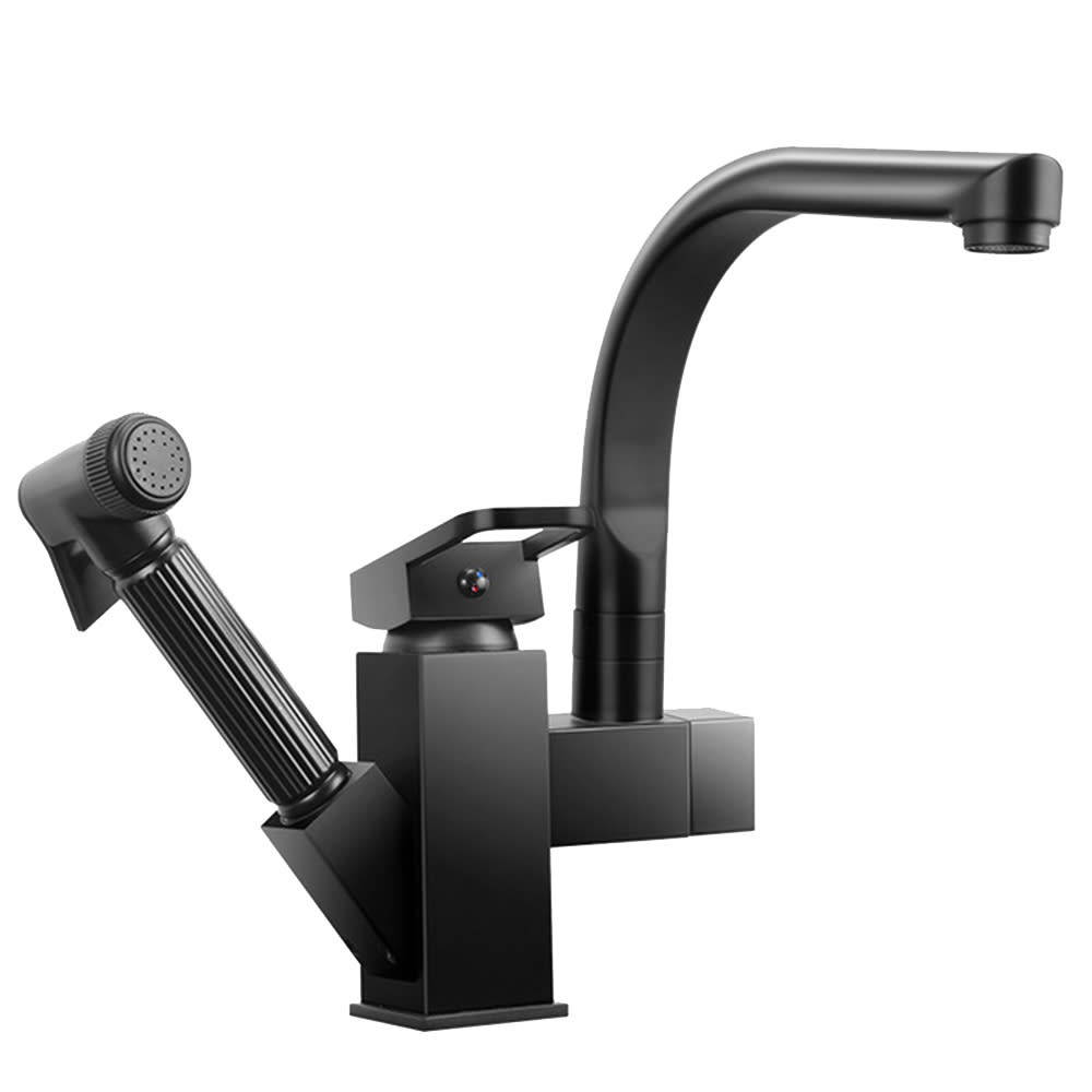 Sinks & Taps Portable Kitchen 360 Degree Rotation Hot & Cold Pull Out