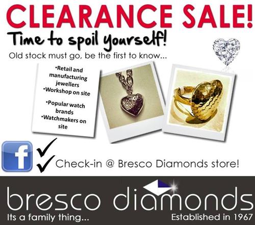 Bresco Diamonds Watches Clearance Sale