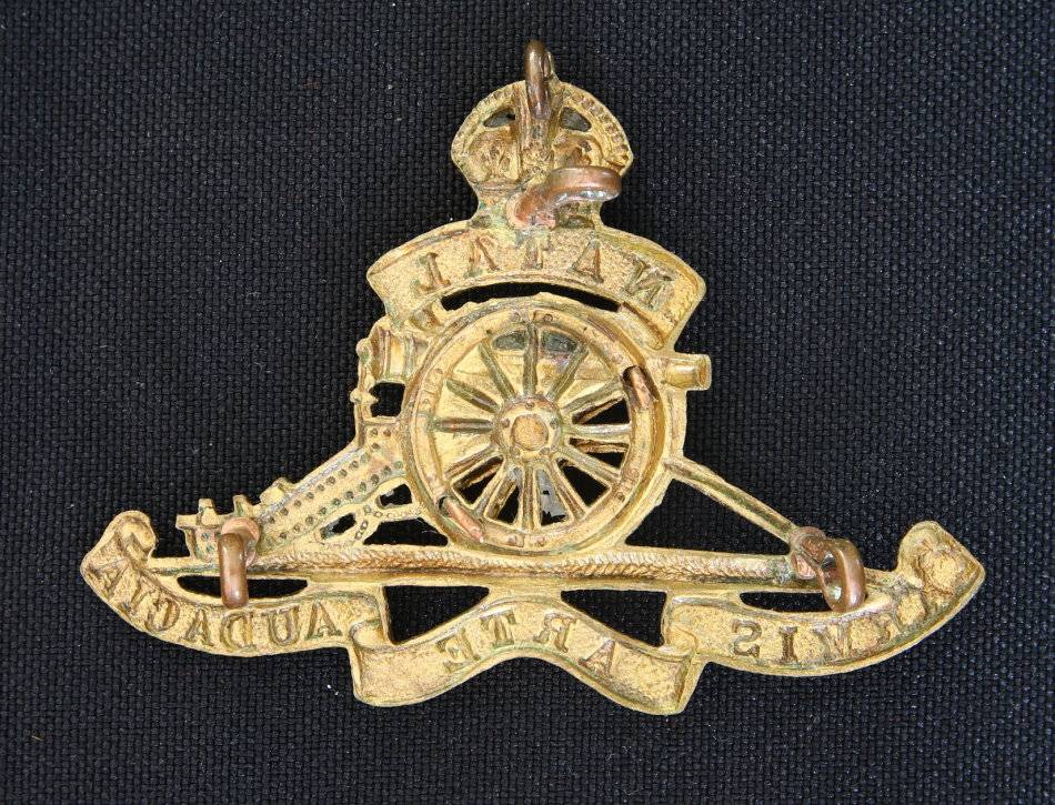 South African Army Natal Field Artillery cap badge was sold for R226