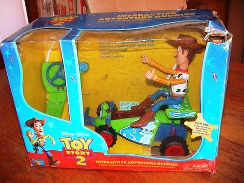 Other Action Figures - TOY STORY WOODY ON RC RADIO CONTROLLED CAR. was ...