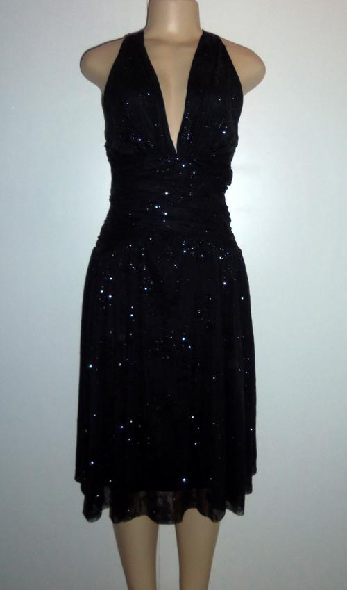 glamour black dress