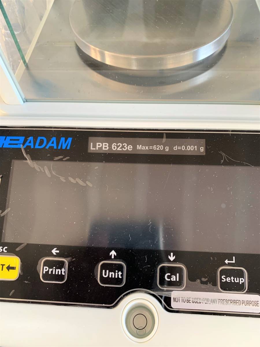 Digital Scales AdamLPB623e 620g Capacity Equipment LPB Luna
