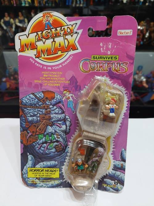 Comic Book MOC 1993 MIGHTY MAX CORPUS Vintage Figures for sale in