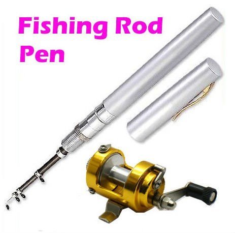 Unusual Items - Pocket Pen FISHING ROD - The worlds smallest