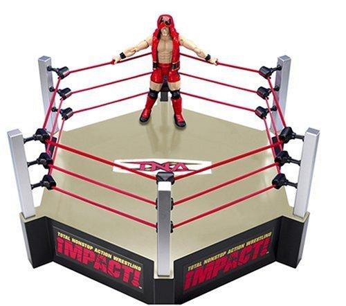 Other Action Figures - TNA 6-Sided Wrestling Ring With AJ Styles ...