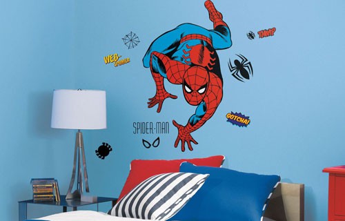 spiderman room decor