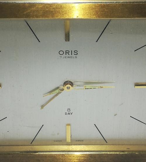 Alarm Travel Clocks Vintage Art Deco Oris 7 Jewels 8 Day