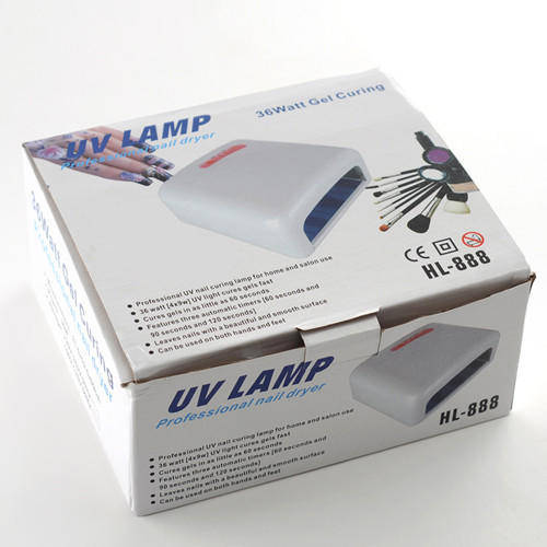 Nails 36 WATT UV GEL CURING LAMP PINK OR WHITE was sold for R225.00