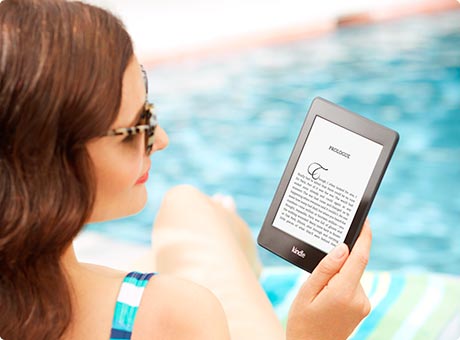 Read outside on your Kindle Paperwhite, it has no glare