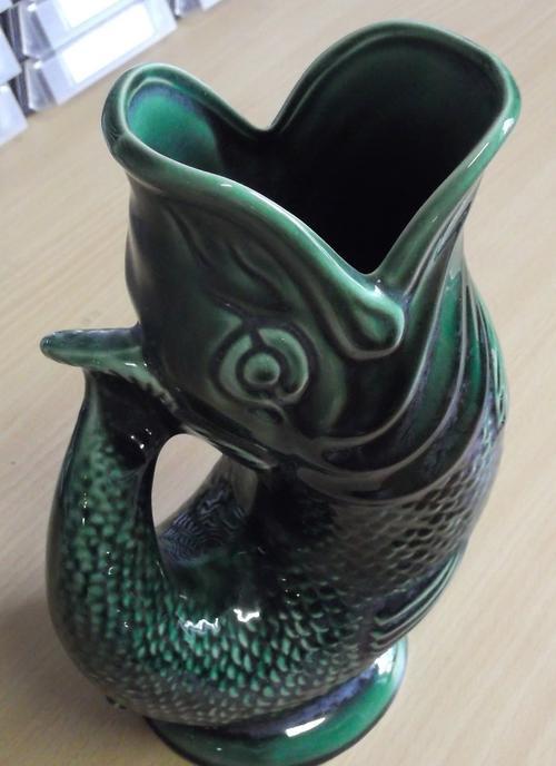 Vases - Vintage fish vase, by Dartmouth Pottery, Devon, England - as ...