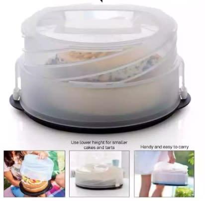 Tupperware Collapsible Cake Taker 