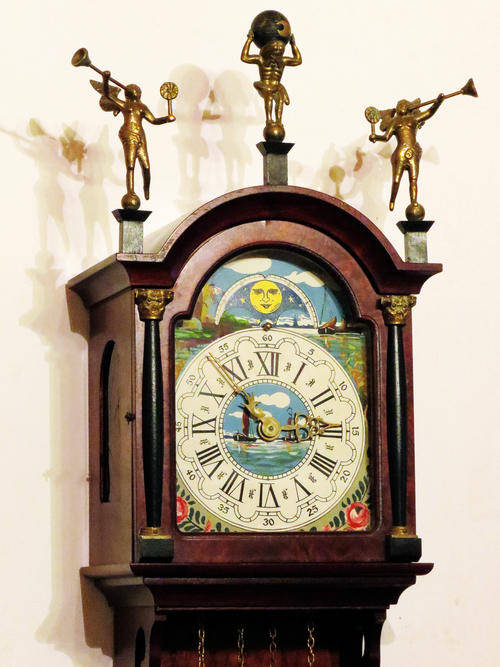 Cuckoo & Wall Clocks Antique Dutch Friesian Notaris