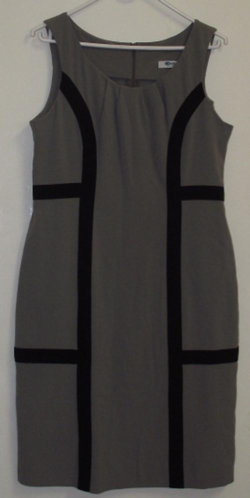Casual Dresses - GREY AND BLACK OFFICE WEAR EDGARS DRESS SIZE 12 was ...
