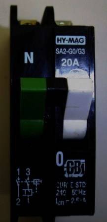 Circuit Breakers & Transformers - GEYSER ISOLATOR / CIRCUIT BREAKER 20