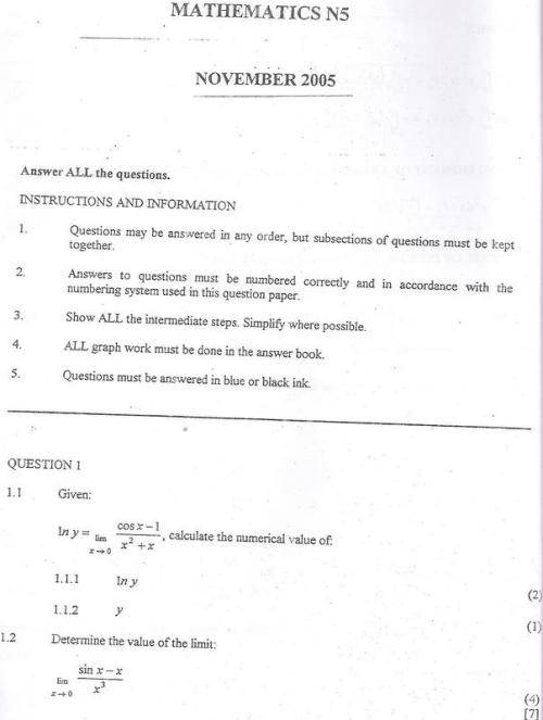 Self Help & Psychology MATHEMATICS N5 QUESTION PAPERS AND ANSWERS was listed for R65.00 on 7