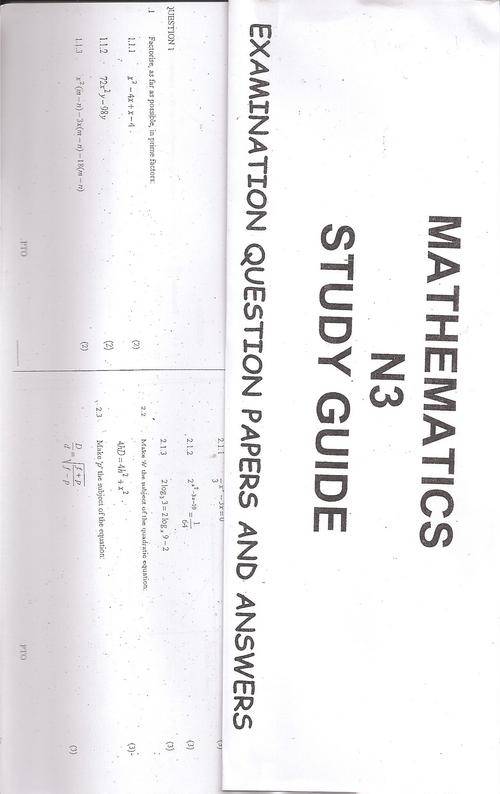 Mathematics - MATHEMATICS N3 was sold for R15.00 on 12 Apr at 11:36 by