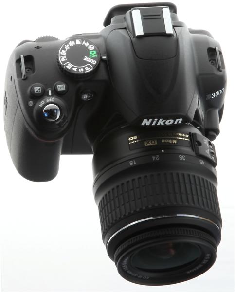 Nikon D3000 Top