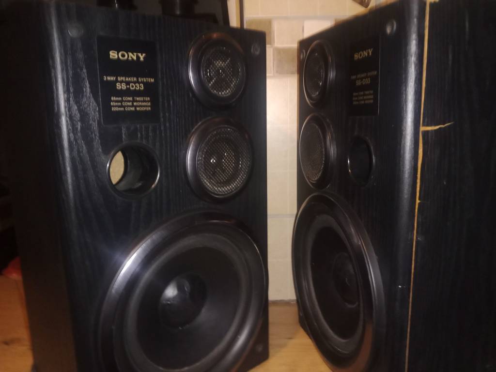 Bookshelf Speakers Vintage Sony SS D33 bookshelf speakers for sale in