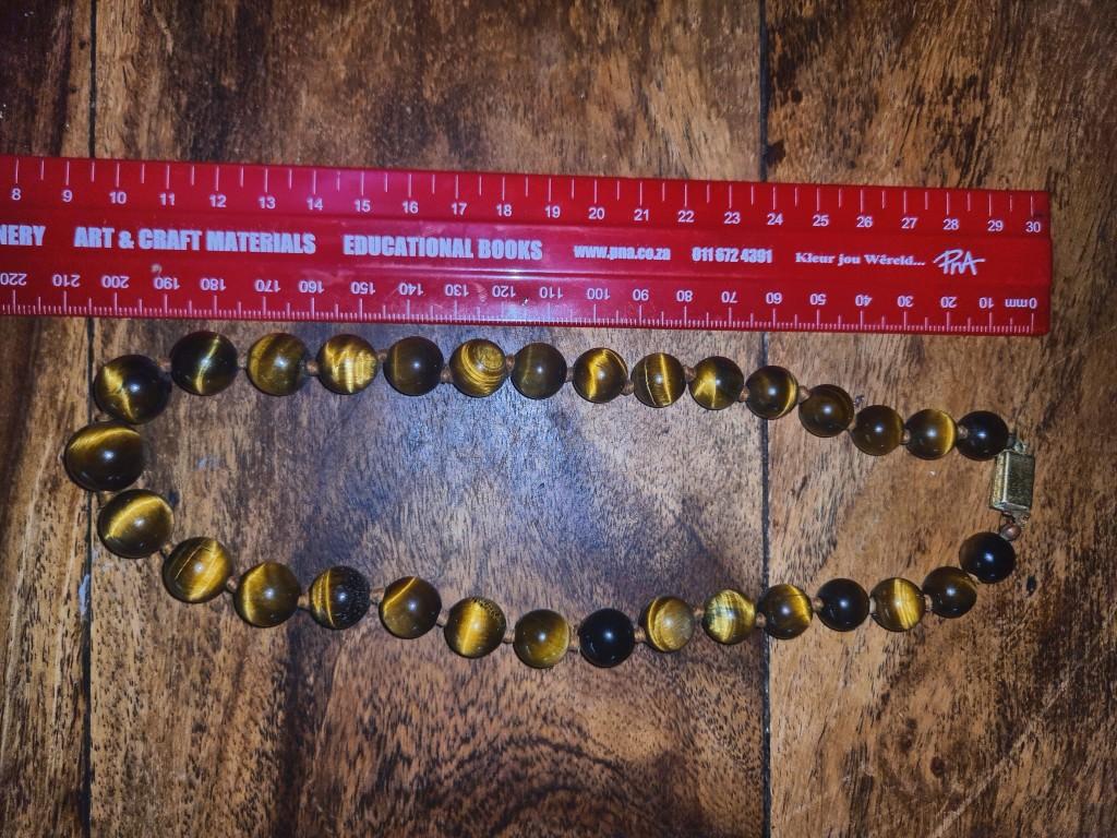 Necklaces & Pendants - Vintage Genuine Tiger`s eye Necklace for sale in ...