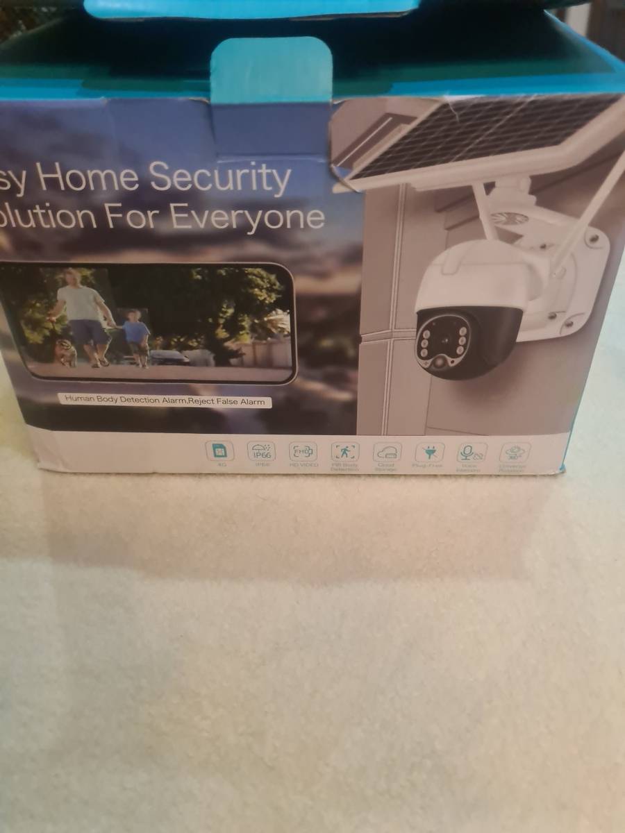 Surveillance Cameras SOLAR POWERED SMART ALARM PTZ SECURITY WIFI