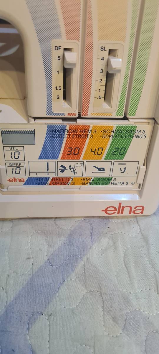 Sewing Machines & Overlockers ELNA SWISS DESIGN 4 THREAD OVERLOCKER