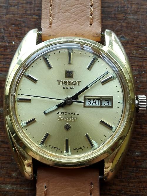 Vintage tissot seastar hot sale automatic day date