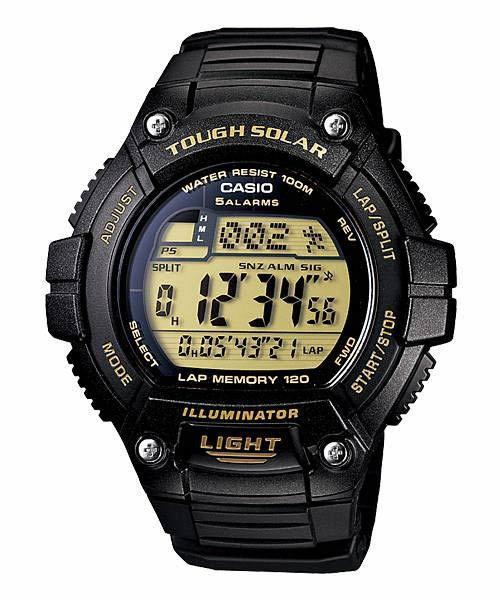 Stop Watches - CASIO Illuminator Tough Solar Powered WorldTime - Lap