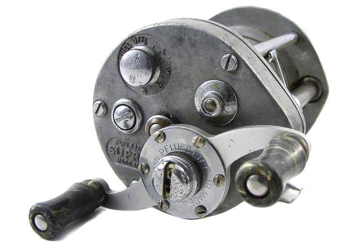 Tools Antique Pflueger Supreme Fishing Reel Cub Handles No. 2542 was