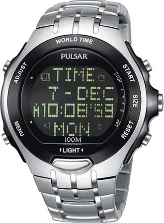 Men's Watches - PULSAR by SEIKO Digital World Time Alarm Chronograph was  sold for  on 14 Apr at 21:21 by Fat dog trading in Mossel Bay  (ID:20930139)