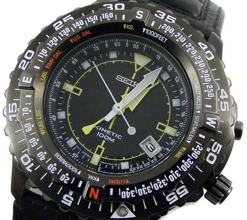 Men's Watches - SEIKO Aviators KINETIC Black Flightmaster Dual Slide Rule  was sold for R2, on 27 Jul at 15:48 by Fat dog trading in Mossel Bay  (ID:41014500)