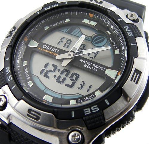casio men's sports tide and moon graph watch